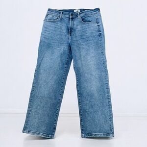 Kensie THE ELLA High Rise Blue Straight Leg Jeans Timeless Comfort Sz 10